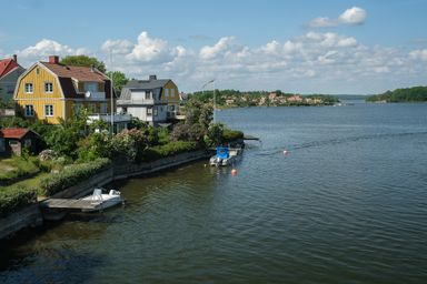 Houses by the water in Blekinge